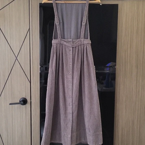 "WILL BE GONE SOON)The other side", "Courderoy midi dress"🩶 - Picture 10 of 17